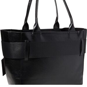 Jimma Pu Large Tote Bag Jet-Black